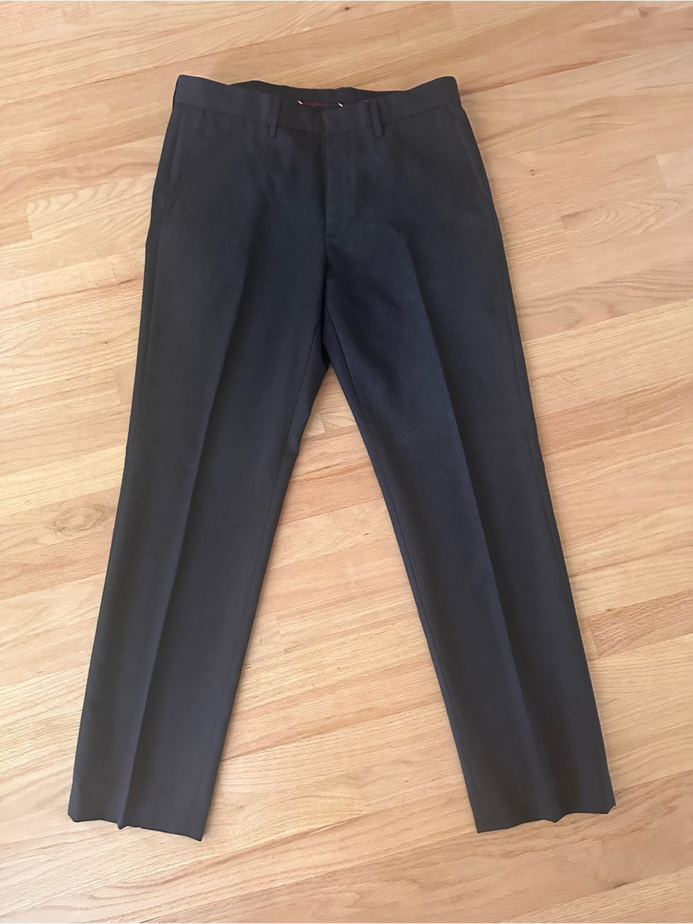 J. Crew Men's Bedford dark charcoal gray Dress slacks - Tailored Straight Leg
